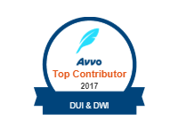 Avvo | Top Contributor 2017 | DUI and DWI