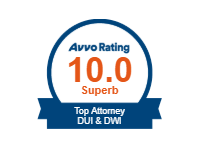 Avvo Rating | 10.0 Superb | Top Attorney DUI and DWI